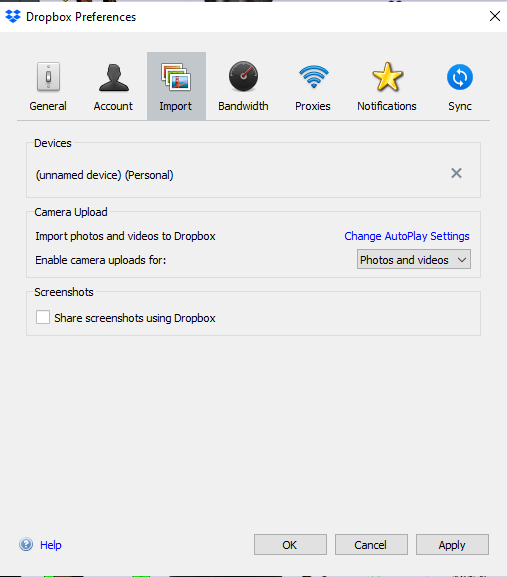 Why can't I upload my photos automatically anymore... Dropbox Community
