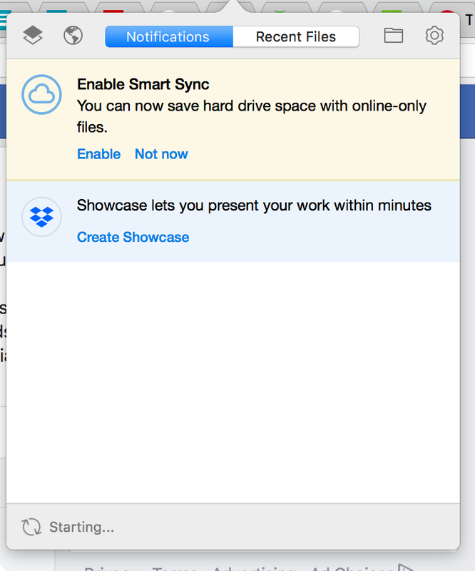 dropbox smart sync plus