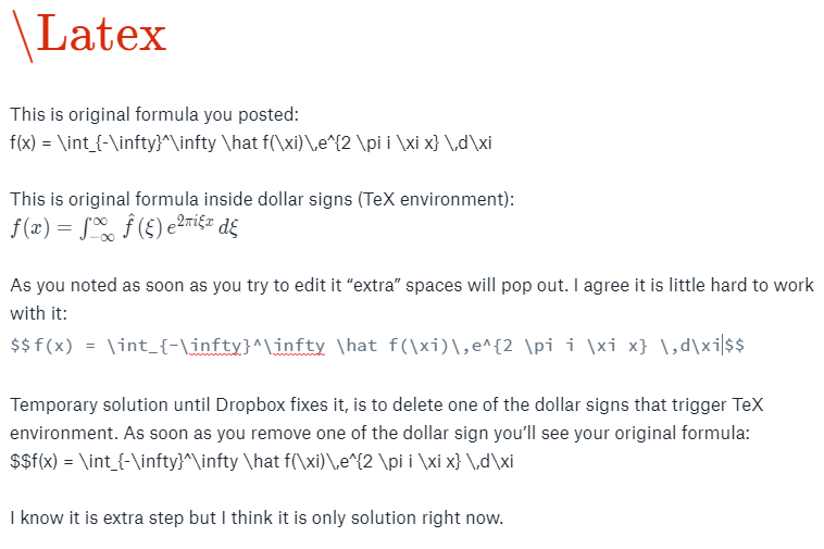 Solved Latex Equation Line Breaks Dropbox Community