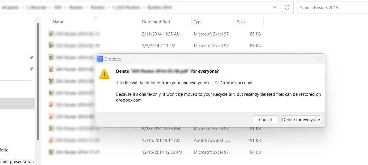 Deleting files Windows 11 - The Dropbox Community