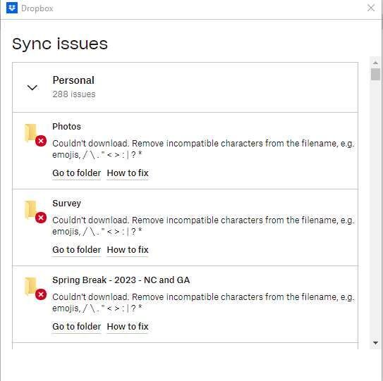 Picture - Dropbox Sync Issue Window - How to Clear It..jpg