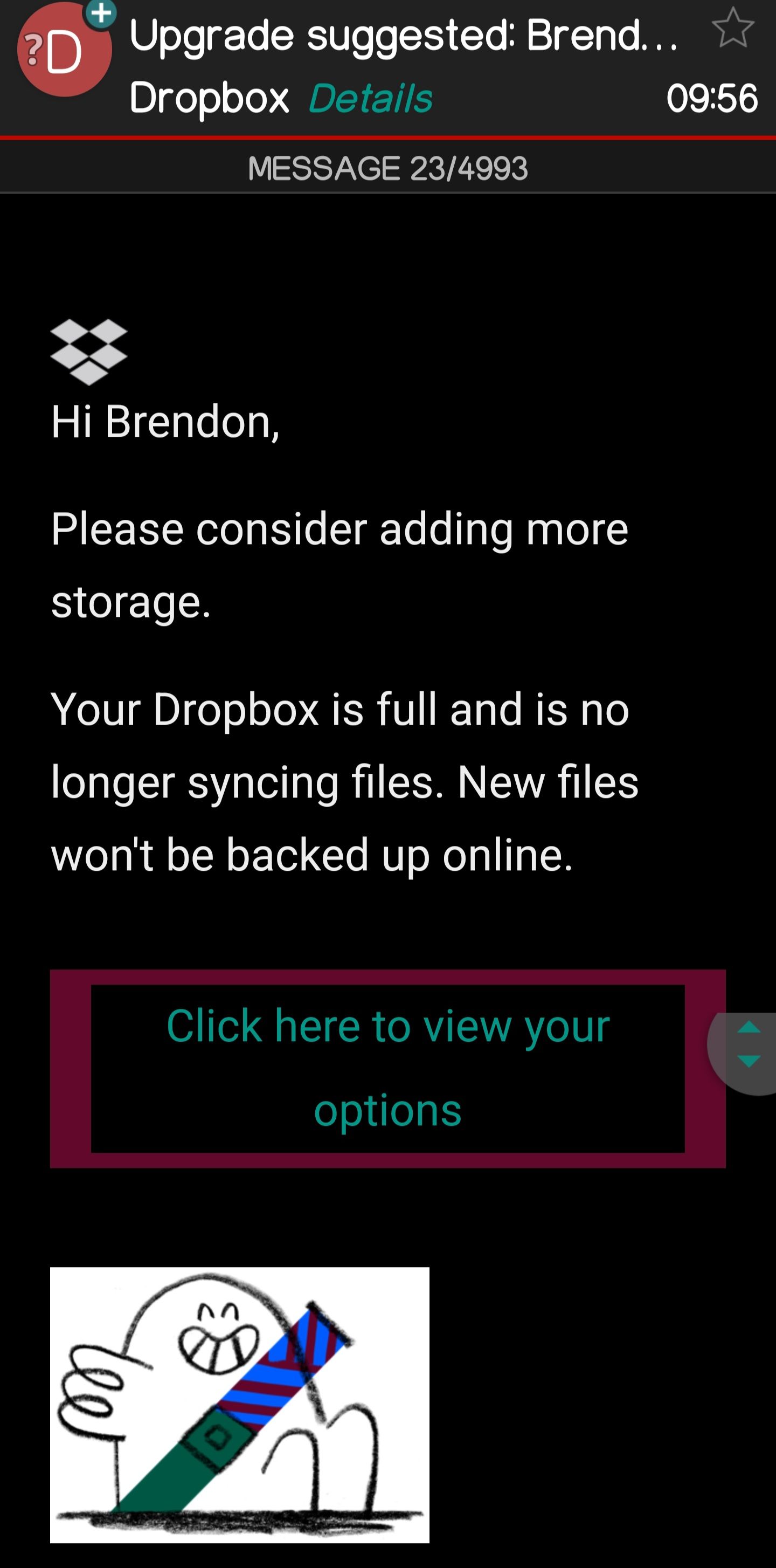 Dropbox deals plus scam