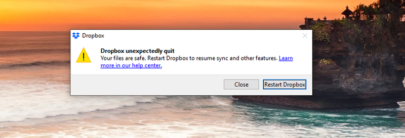 Capture DROPBOX error.PNG