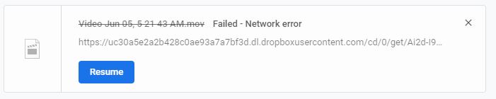 Solved Why do my downloads keep failing? Dropbox Community