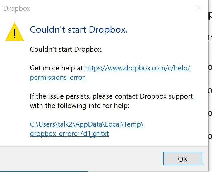 couldnt start dropbox.jpg