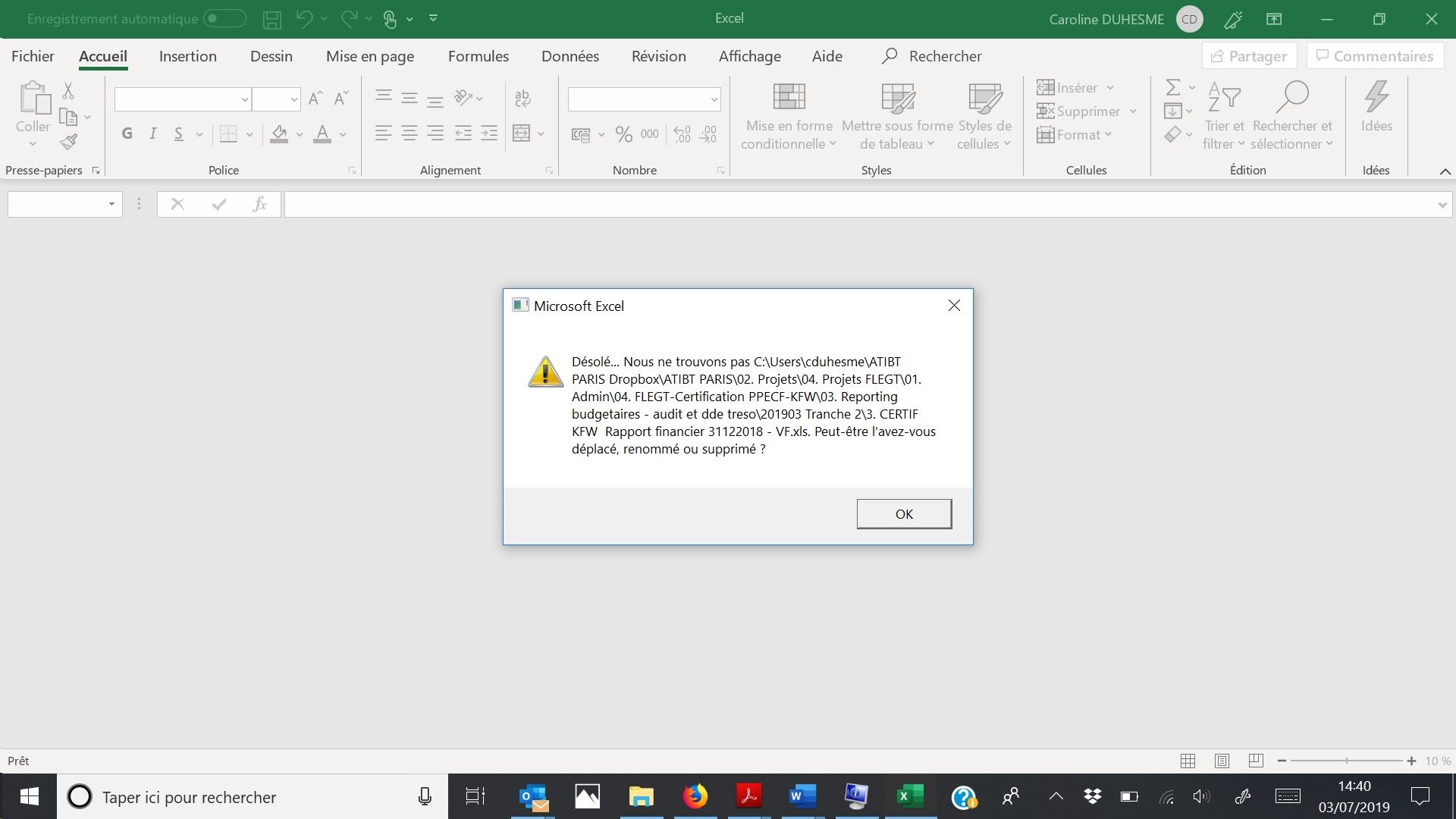 Dropbox Message erreur Excel.jpg